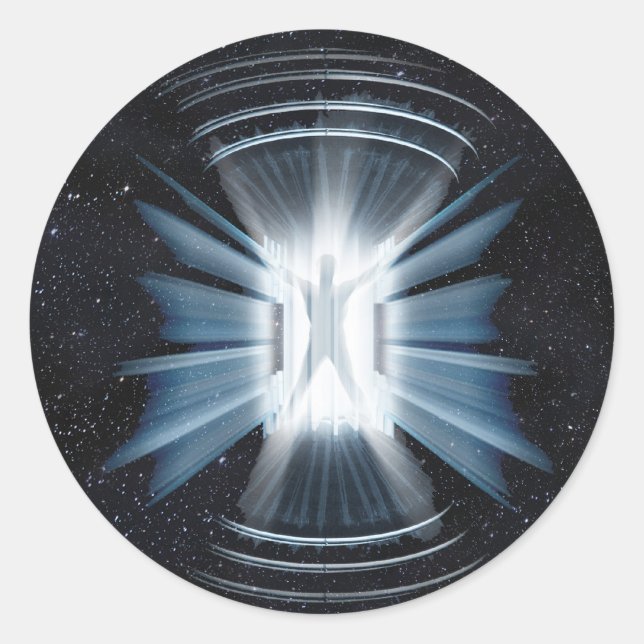 Transporter Classic Round Sticker (Front)