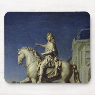 Transporting the Equestrian Statue of Louis Mouse Pad
