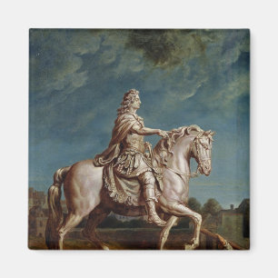 Transporting the Equestrian Statue of Louis XIV Magnet
