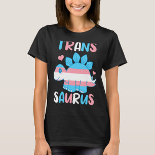 Transsaurus Cute Trans Flag Dinosaur Lgbtq 1 T-Shirt