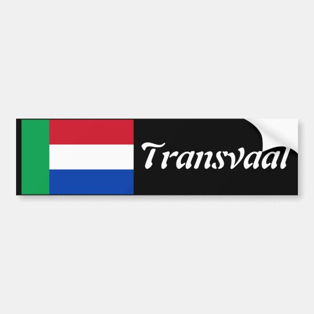 Transvaal Bumper Sticker (Front)