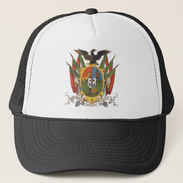 Transvaal Coat of Arms, South Africa: Pre-Boer War Trucker Hat (Front)