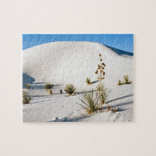 Transverse Dunes and Soaptree Yucca Jigsaw Puzzle