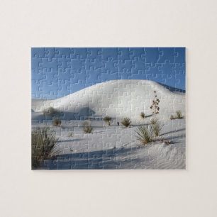 Transverse Dunes and Soaptree Yucca Jigsaw Puzzle