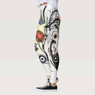 Transverse Line - Wassily Kandinsky Abstraction Leggings