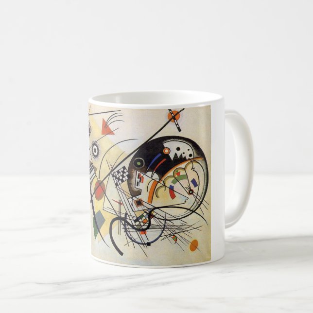 Transverse Lines Coffee Mug (Front Right)