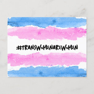 #TRANSWOMENAREWOMEN Postcard