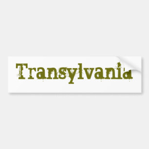 Transylvania Bumper Sticker