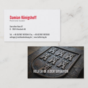 Transylvania inspired business card