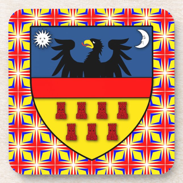 Transylvania inspired coaster (Front)