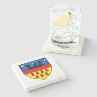 Transylvania inspired stone coaster