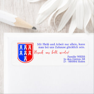 Transylvania Return Address Label