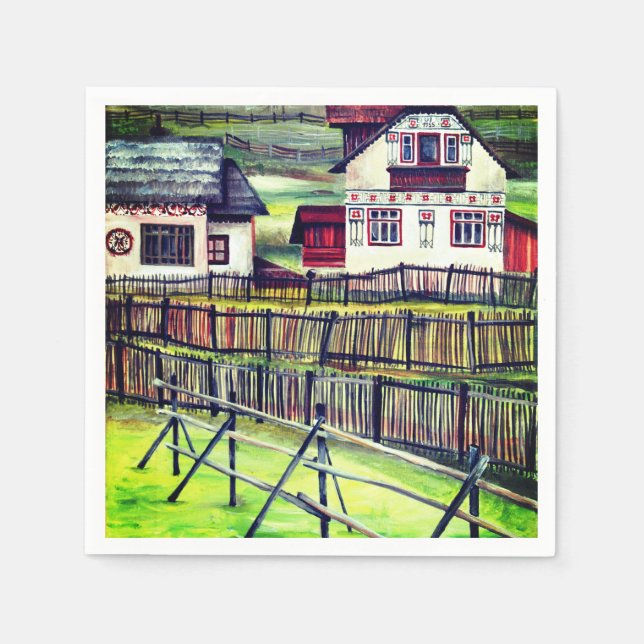 Transylvania, Romania Napkin (Front)