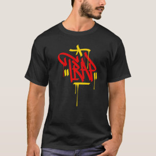 Trap Graffiti Artist Street Graffiti Tag Urban Gra T-Shirt