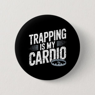 Trap Hunting Trapper Funny Trapping 6 Cm Round Badge