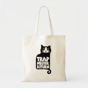 Trap, neuter, return feral cat care tote bag