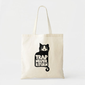 Trap, neuter, return feral cat care tote bag