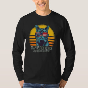 Trap Neuter Return (TNR) The Humane Solution feral T-Shirt