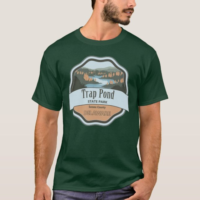Trap Pond State Park T-Shirt (Front)