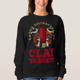 Trap Shooting For A Clay Pigeon Shooter 1 Sweatshirt