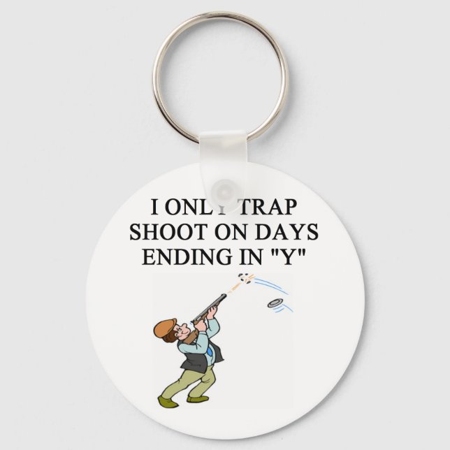 TRAP shooting Key Ring (Front)