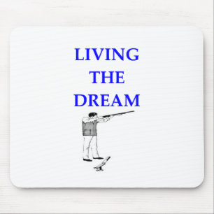 trap shooting mouse pad