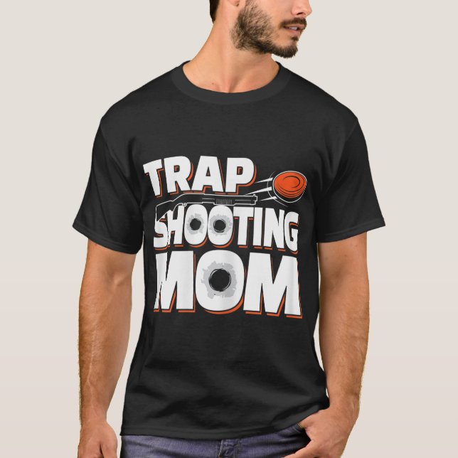 Trap Shooting Mum T-Shirt (Front)