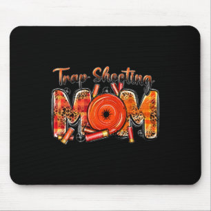 Trap Shooting Mum Western Leopard Mother's Day Hun Mouse Pad