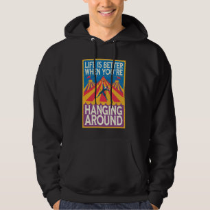 Trapeze Artist Aerialist Circus Staff Carnival Aer Hoodie