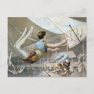 Trapeze Artists Postcard