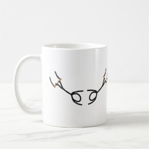 Trapeze Stickmen Coffee Mug