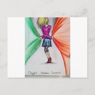 Trapped decision postcard