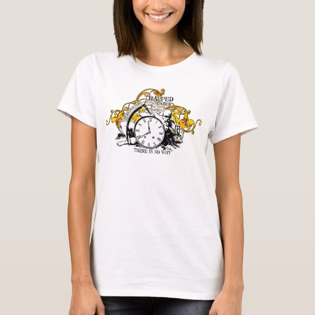 Trapped In The Amber Vector Art Design T-Shirt (Front)