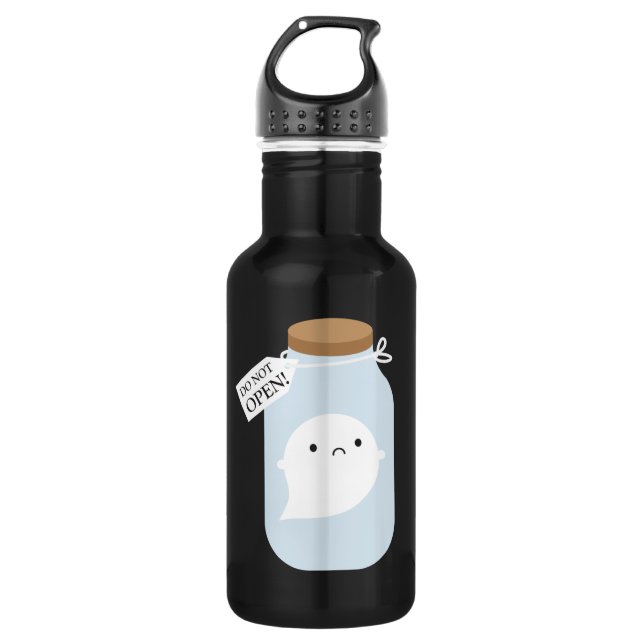 Trapped Little Ghost 532 Ml Water Bottle (Front)