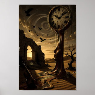 Trapped Timestopper Desert Dream Poster
