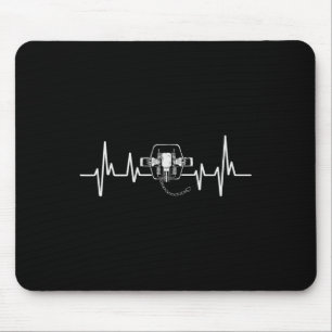 Trapping Heartbeat Trap Hunting Trapper Mouse Pad