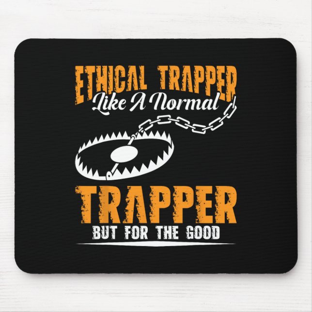 Trapping Stuff Coyote Trapping Gear Trap Hunter Tr Mouse Pad (Front)