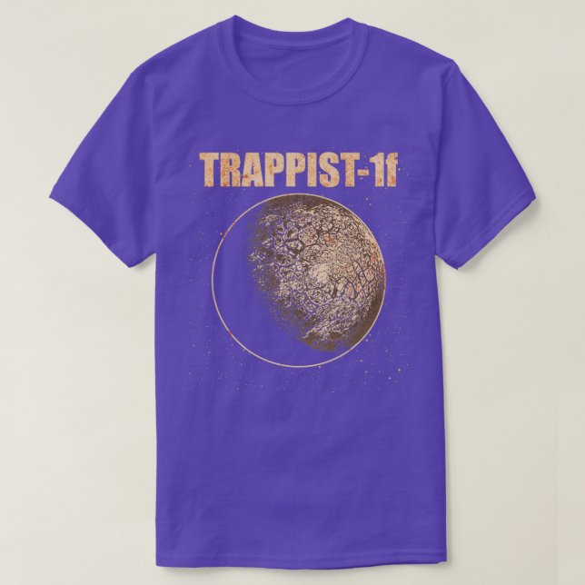 TRAPPIST1f Exoplanet Planet T-Shirt (Design Front)