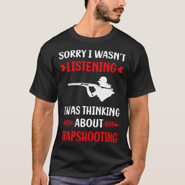 Trapshooting Trap Shooting Clay Target Shooting T-Shirt (Front)