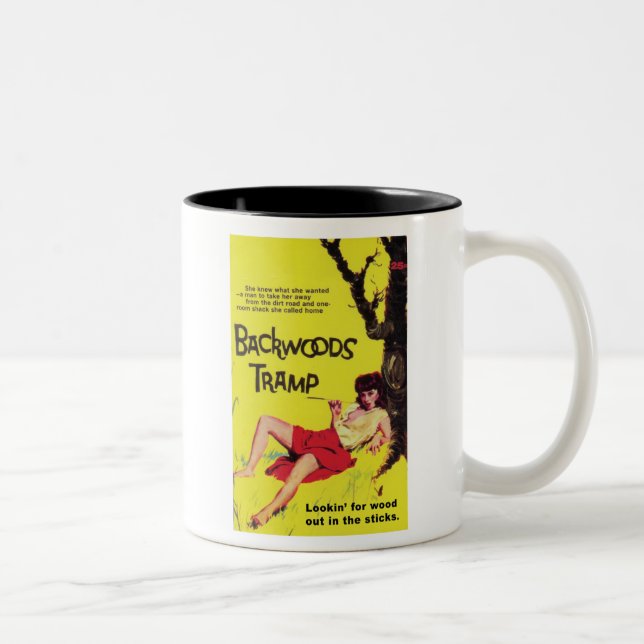 TRASH-Backwoods-Tramp Two-Tone Coffee Mug (Right)