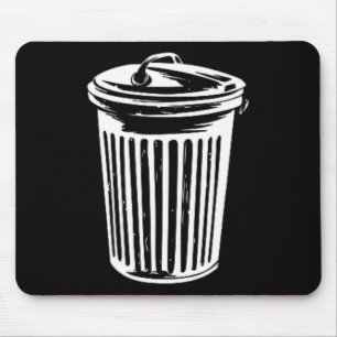 Trash Can Halloween Costume Garge Can Trashcan Cos Mouse Pad