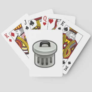 Trash Can Playing Cards