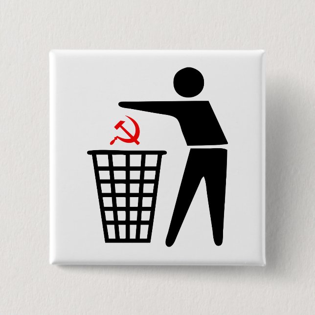 Trash Communism Button (Front)