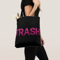Trash Hot Pink Glitter