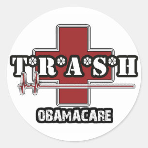 Trash Obamacare sticker