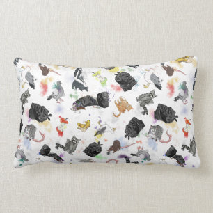 Trash Panda and Friends Lumbar Cushion