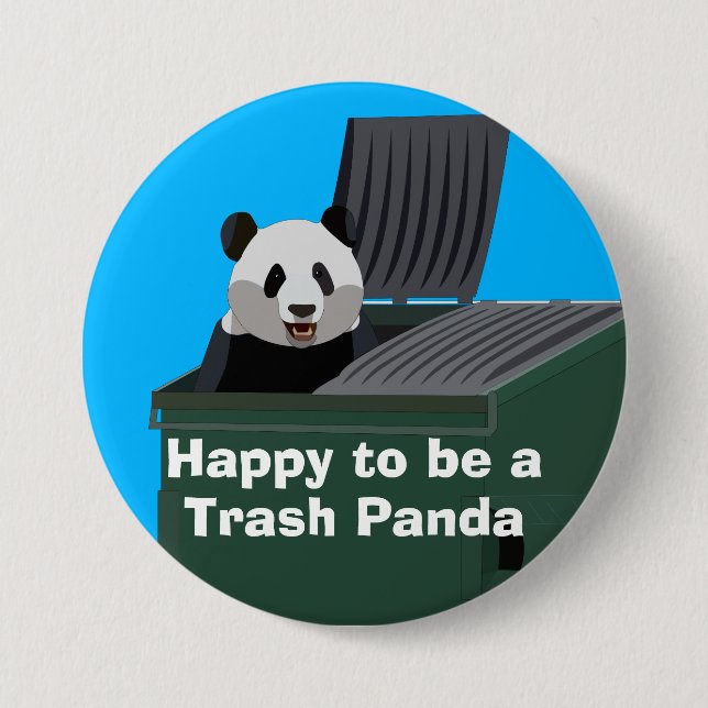 Trash Panda Button (Front)
