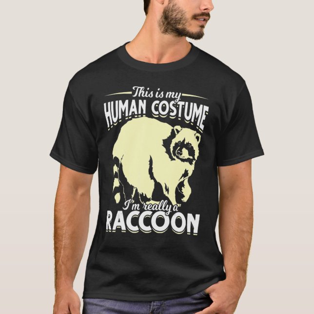 Trash Panda Costume Party Forest Animal  Racoon T-Shirt (Front)