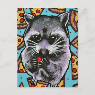 Trash Panda Finds Love Postcard