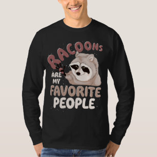Trash Panda Forest Animal Lover Wildlife Funny Rac T-Shirt